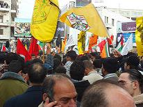 Manifestation de soutien à Gaza - Ramallah 27.12.08