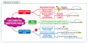 carte accords du participe passé