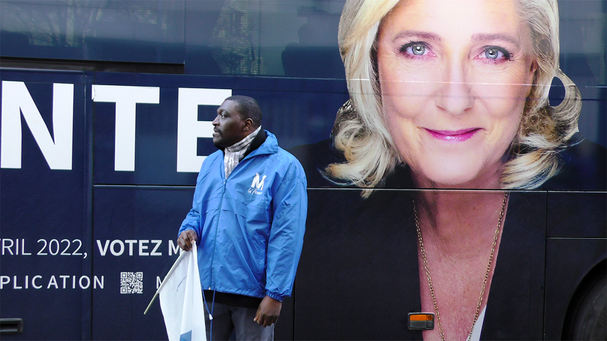 René Kimbassa, militant du Rassemblement national - Crédit photo : Céline Dupuis