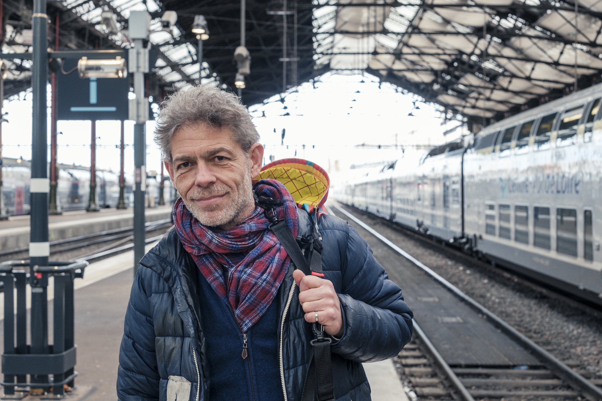 Portrait de Sebastien à Gare de Lyon le 23-02-24