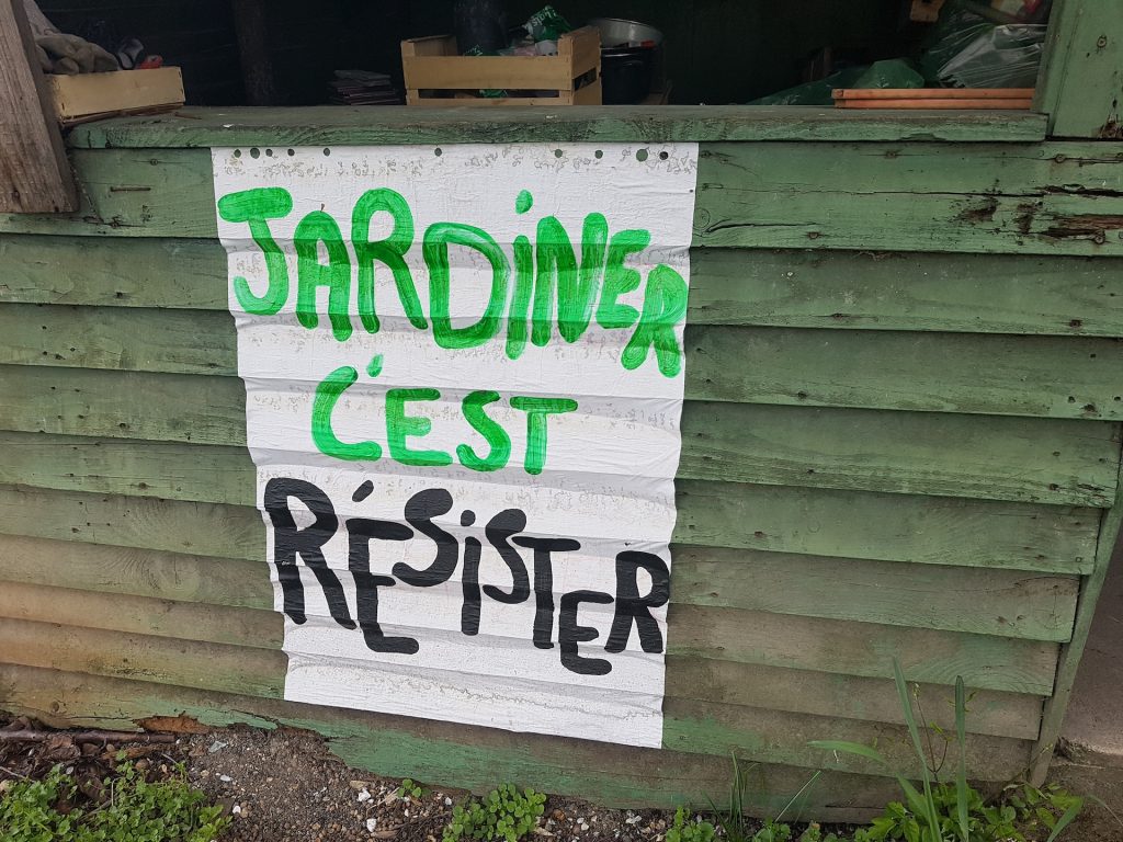 Affiche aux jardins des Vertus