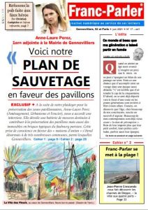 A la une du numéro Franc-Parler de juin, l’interview d’Anne-Laure Perez, 1ère adjointe du maire de Gennevilliers, sur le plan de sauvetage des pavillons